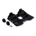 Losi 250047 Interior Set with Helmets Clear: SBR 2.0