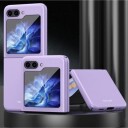 Samsung Galaxy Z Flip5 Gummiert Plastdeksel Lilla