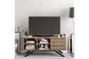 Einbeck Tv-benk 130 cm - Svart/Mørkebrun