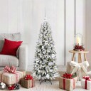  Kunstig juletre Hvit 53 x 53 x 120 cm PVC plast stål og PE