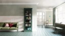 Lindebjerg Design N1 Vitrineskap Grøn