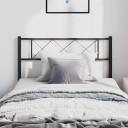  Sengegavl i metall svart 100 cm 8721012190856