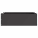 vidaXL Gjerdekant 6 pcs Svart 40 x 40 x 13 cm Stål