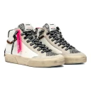 Crime London Dame Sko Hvit 37 EU,