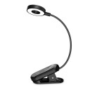 Tech-Protect LL100 Trådløs Lampe med Klips og USB-A/USB-C Kabel 30 cm - Svart