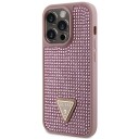 Guess Mobildeksel iPhone 14 Pro 6,1" Hardcase med Rhinstein Rosa