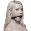 Master Series Premium Hush Silikone Comfort Ball Gag    - Svart
