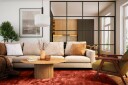 Ryetepper   Aranga Super Soft Fur rød Størrelse: 160 x 230 cm