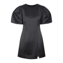 Elodie Dress Black S Puffed sleeves dress