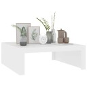 vidaXL Salongbord hvit 100x100x35 cm sponplate