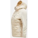Peak Performance Helium Down Hybrid Hood Dame Sand Fog M