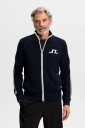 J. Lindeberg Craig Zip Knit Cardigan   Navy   XL