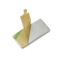 Selvklebende blokk magnet 25 x 12 x 1 mm | Kan holde 1 kg | Magneter med lim