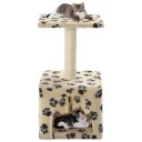 Vidaxl Kloretre Med Klorestolpe I Sisal 55 cm Poteavtrykk Beige