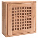  Veggskap 42x18x42 cm heltre valnøtt