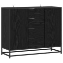 vidaXL Serviesskap Svart eik 92 x 35 x 76 cm Konstruert tre