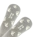 Fuzzies Sokker m. Anti Skli Grå Melert 23/26 Sokker 23 26