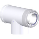 60/100 mm Metalbstos ConneXt inspeksjonsrør t 87° PP/ALU