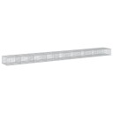 Gabionkurv med deksel 900x100x50 cm galvanisert jern