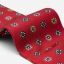 Ferner Jacobsen Silk Tie - Red Fabric Rød OS