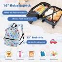 Barnebagasjesett med 5 deler – 16"" koffert, ryggsekk og mer
