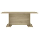 vidaXL Salongbord sonoma eik 103,5x60x40 cm sponplate