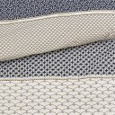 Essenza Mønstret sengetøy 140x220 cm   Sengesett i 100% myk bomull   Ropes Navy   Riviéra Maison sengetøy
