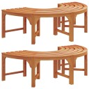 vidaXL Trebens 8  Seater 2 stk. 160 x 80 x 45cm Solid Eucalyptus Tre