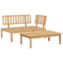  Hagesofa paller 2 stk heltre akasie 365853