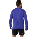 Asics Men"s Road Seamless Long Sleeve Top Cobalt Burst/Eggplant M