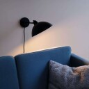 Dyberg Larsen Futura vegglampe - Svart/Hvit