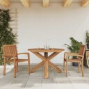  Hagebord Ø109x74 cm heltre teak