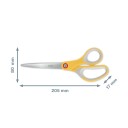 Leitz Cosy Ergonomisk Saks 205mm Varmgul med Titanbelagte Kniver