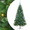  Juletre med 150 LED med stativ grønn 150 cm PE