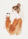 Coffee On the Go Plakat Plakat / 30x40cm