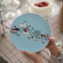Rätt Start Mumin Picknick flat tallerken Ø19,5 cm Lyseblå