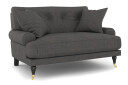 Loveseat Webber   Mørkgrå|Messing