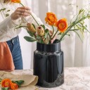 Hadeland Glassverk Tindre Vase 30,5 cm Røkgrå