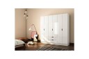 Omrin Garderobe 180x180 cm - Matt Hvit