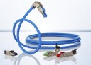 METZ CONNECT pro - Nettverkkontakt - RJ-45 (hann) - skjermet - CAT 6e - IEEE 802.3an - uten hindringer - svart