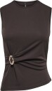 ONLY Onlhaze S/L Buckle Top Jrs   CHOCOLATE TORTE   XS