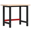 Arbeidsbenk 100x60x83 cm heltre eik rektangulær