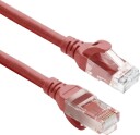 ACT Nettverkskabel Cat6A U/UTP TPE RJ45 Ultrafleksibel 1 m Rød