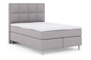 Select No 3 Komplett Sengepakke 140x200 Medium Lysegrå/Metallben