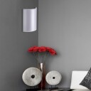 Euluna Vegglampe Satin av atlas, hvit/gull