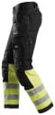 Snickers Workwear 3235 Arbeidsbukse varsel, gul/svart D84, Klær