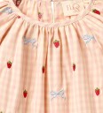 Flöss Kjole   Dolly   Berry/Bow Gingham   Flöss   3 år 98   Kjole   Rosa