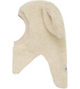 Huttelihut Balaclava Ears Wool Teddy   Cream   0 12M