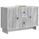  Serviesskap Grå sonoma 89 x 34,5 x 60 cm Konstruert tre