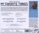 John Coltrane  My Favorite Things  CD